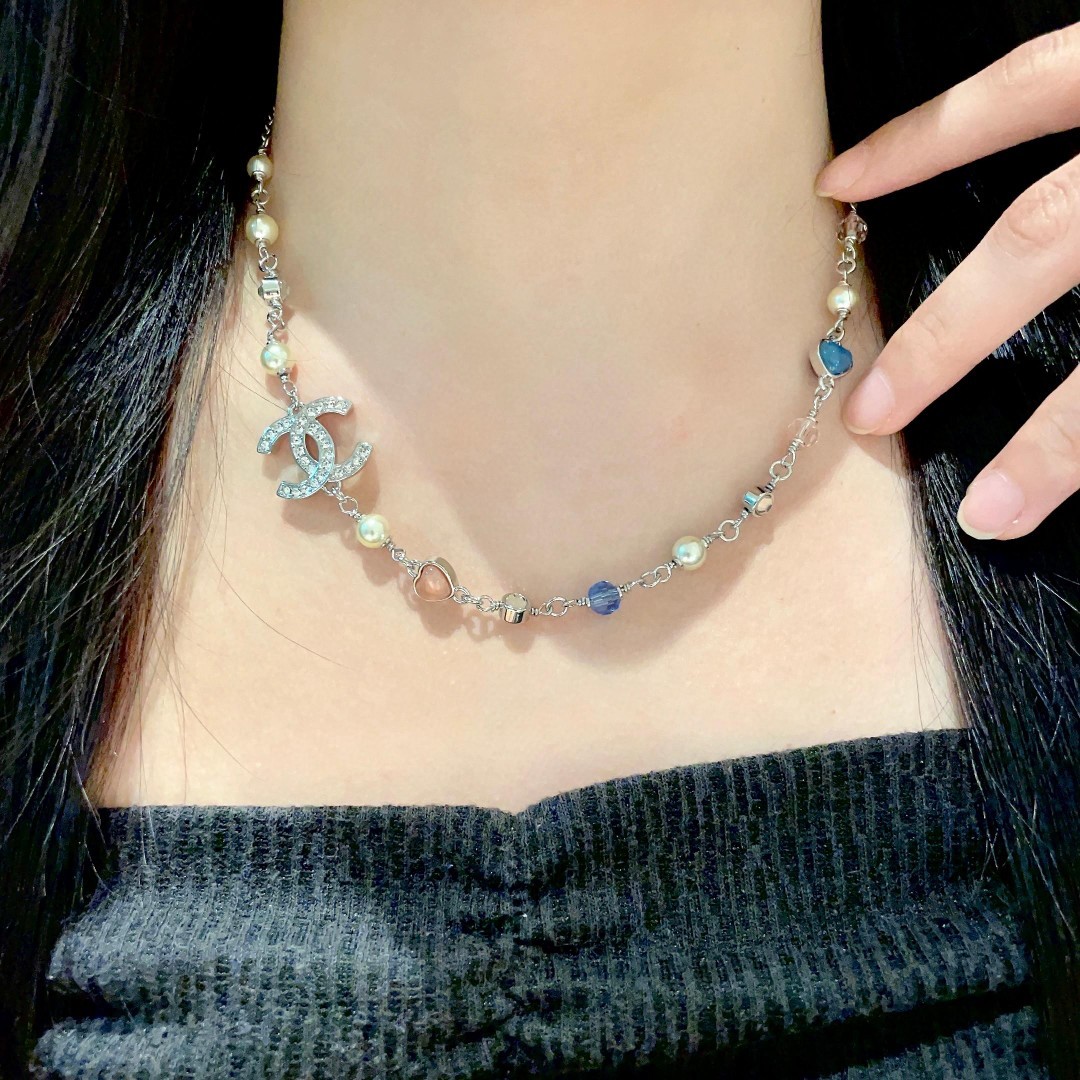 Chanel Pearl Double C Necklace - cnluxepick