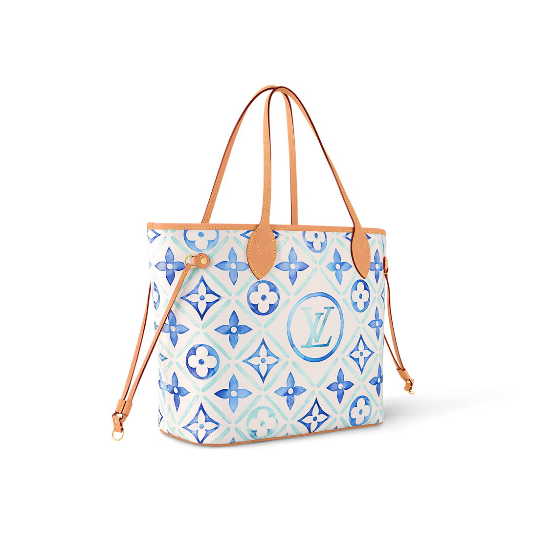 Louis Vuitton LV Digital Exclusive Neverfull MM Tote Bag Lagoon Blue 31cm M11263