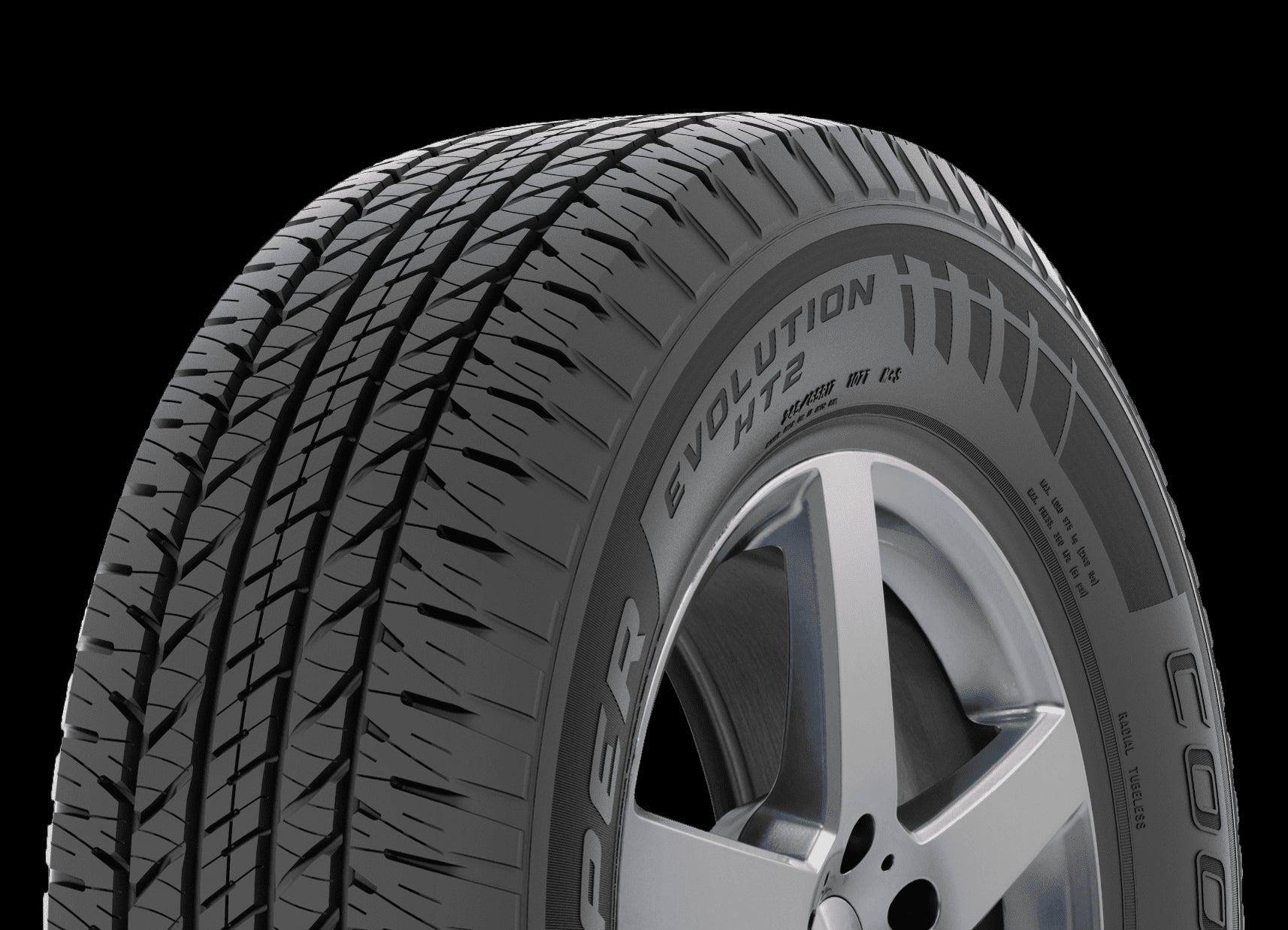 Cooper Evolution HT2 235/70R16 106T Passenger/Truck/SUV Tire