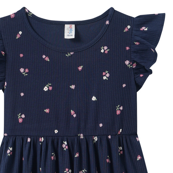 Topolino Mädchen Kleid mit Rippstruktur