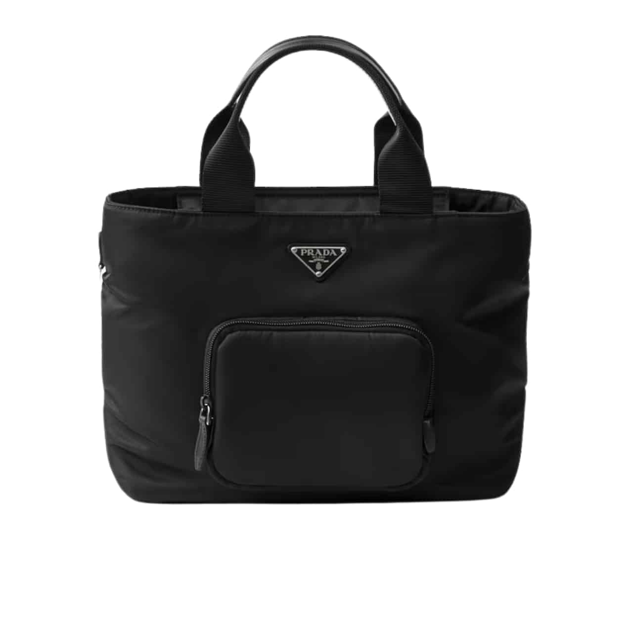 Prada Re Nylon Tote Bag Black 32Cm