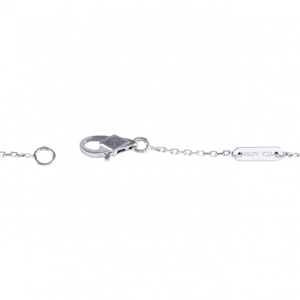 Van Cleef & Arpels Frivole Necklace 18K White Gold Diamond VCARP3W300