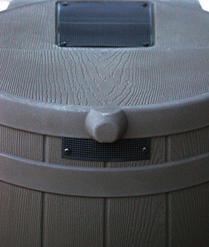 Good Ideas Rain Wizard 50 Gallon Rain Barrel – Oak