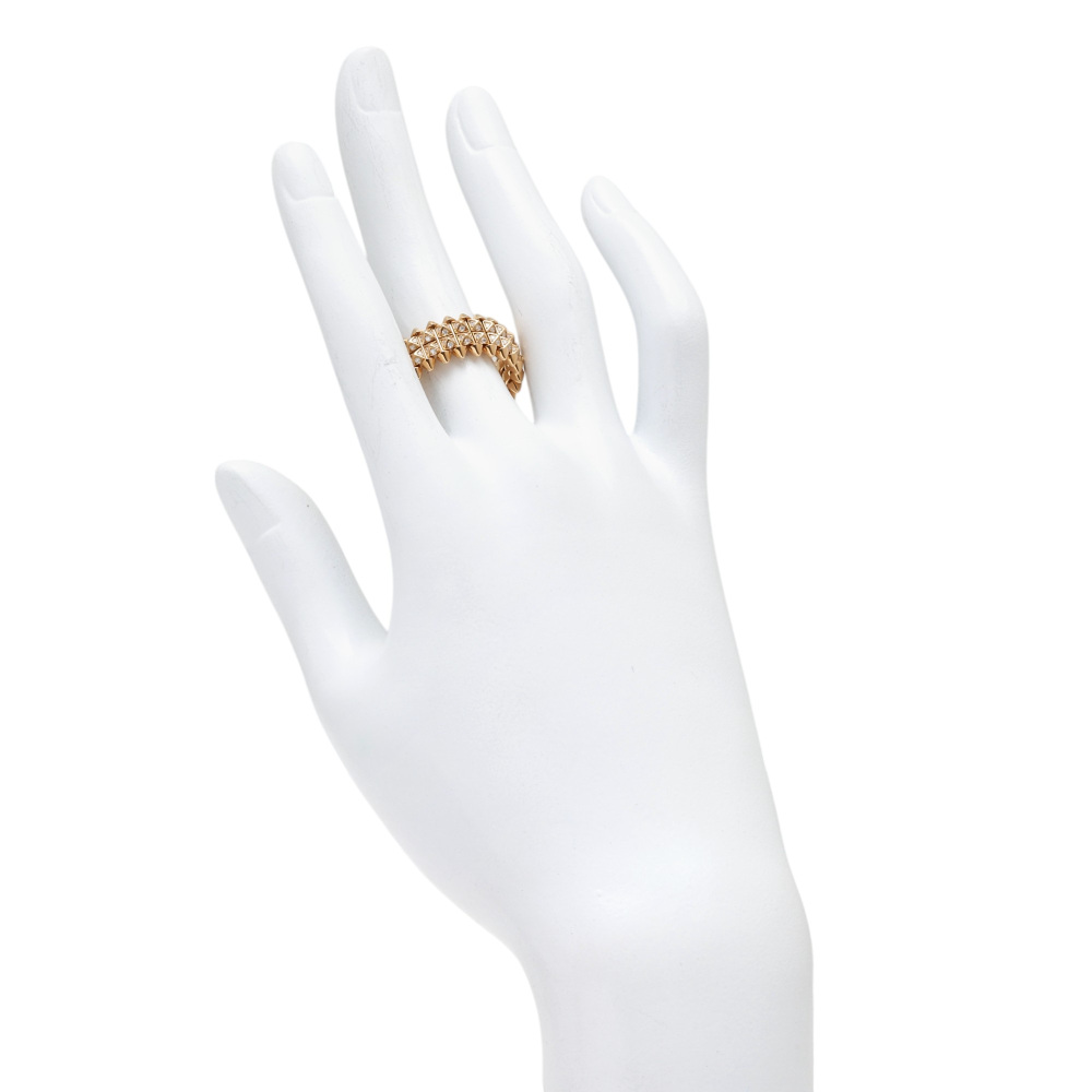 Cartier Crash Do Ring 18K Rose Gold Diamond B4237900