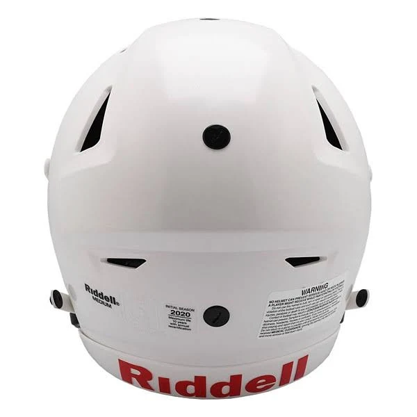 Riddell SpeedFlex Youth Football Helmet, White/Gray, Small