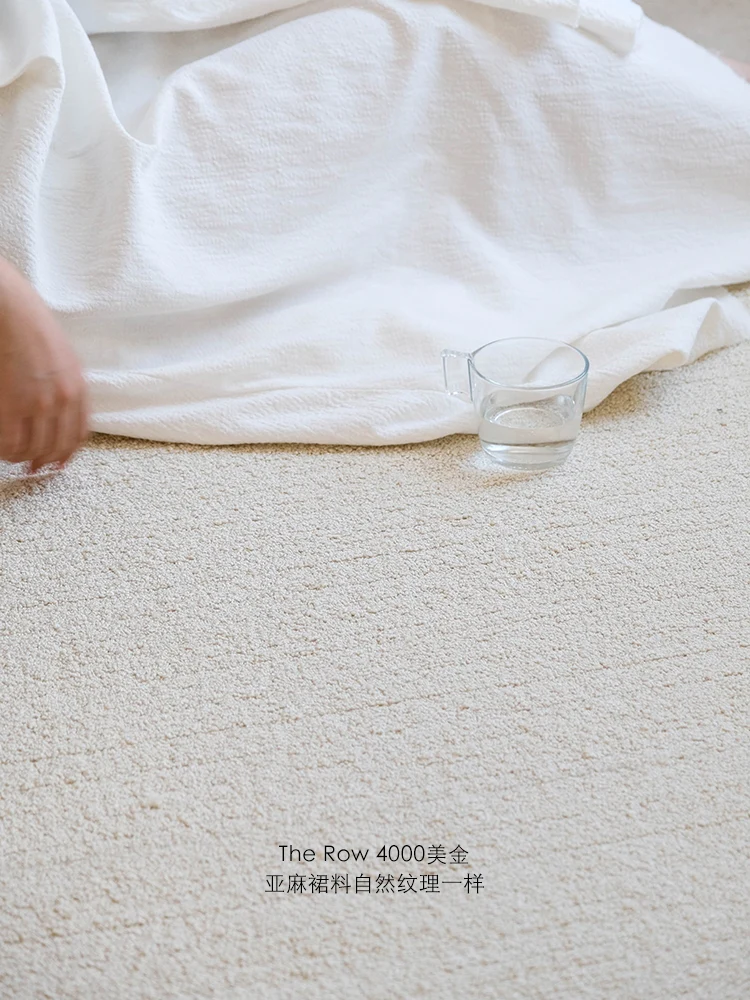 CP110 - Texture Alginate 2.0! Ritz Black and White Micro Waterproof Carpet Living Room Mat Large Area Full Coverage