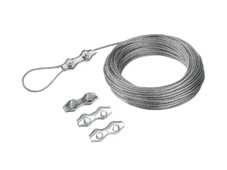 Câble en fil d'acier, 15 m