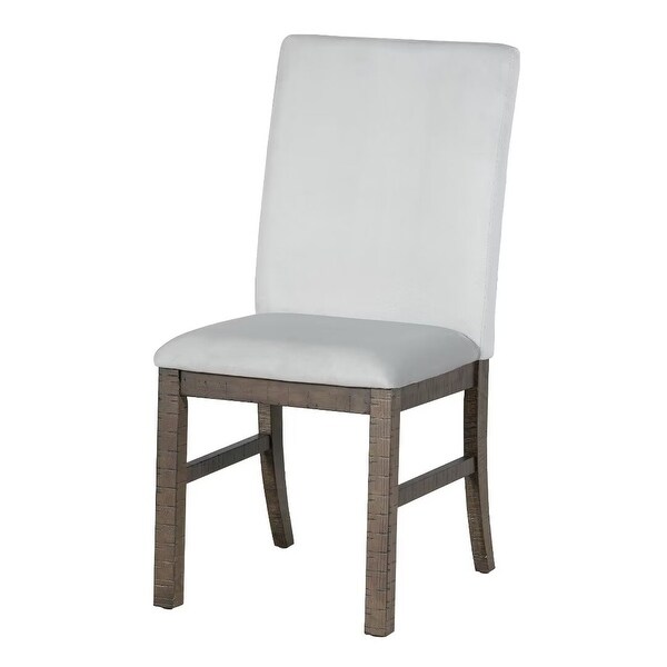 Extendable Dining Table Set,with Butterfly Leaf and6 Upholstered chair