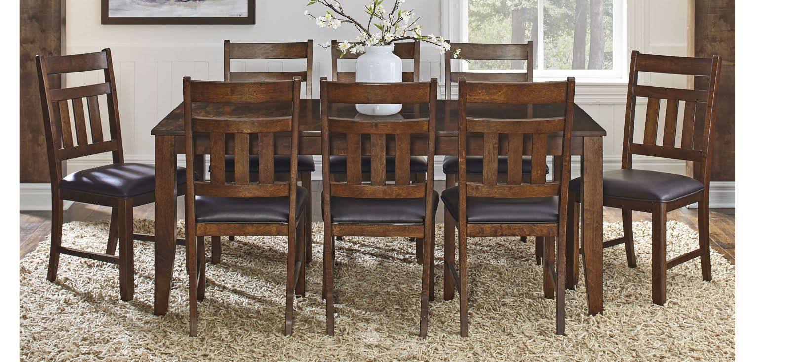 A-America Mason 72x22 Rectangular Leg Table with 12x22 Butterfly Leaf