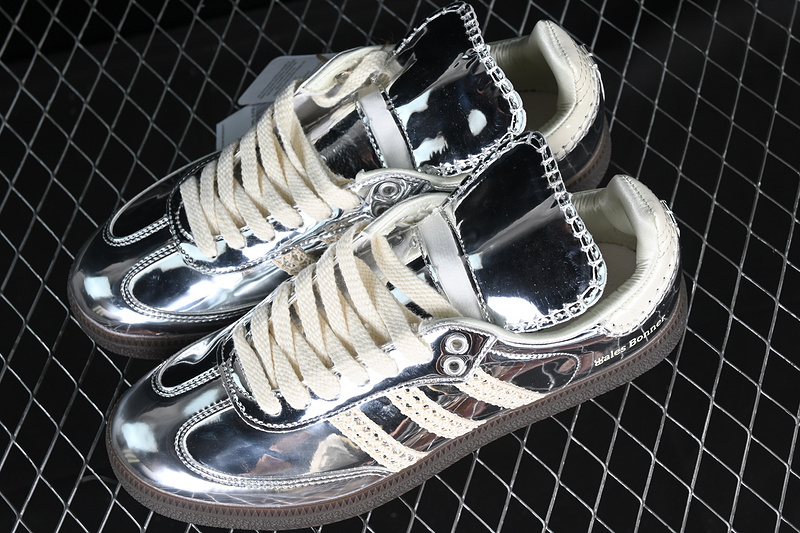 Adidas Wales Bonner X Samba Silver Metallic/Cream White/Grey One IG8181
