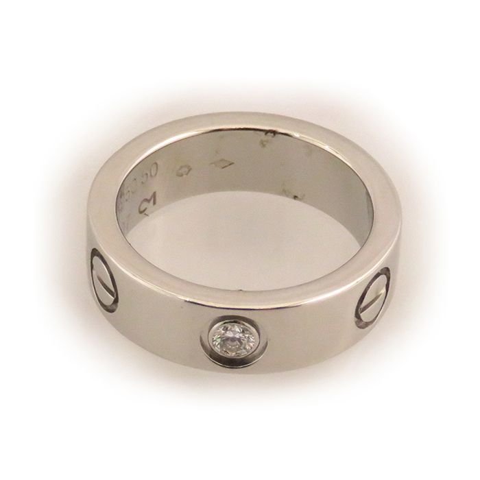 Cartier Love Ring Platinum Diamond