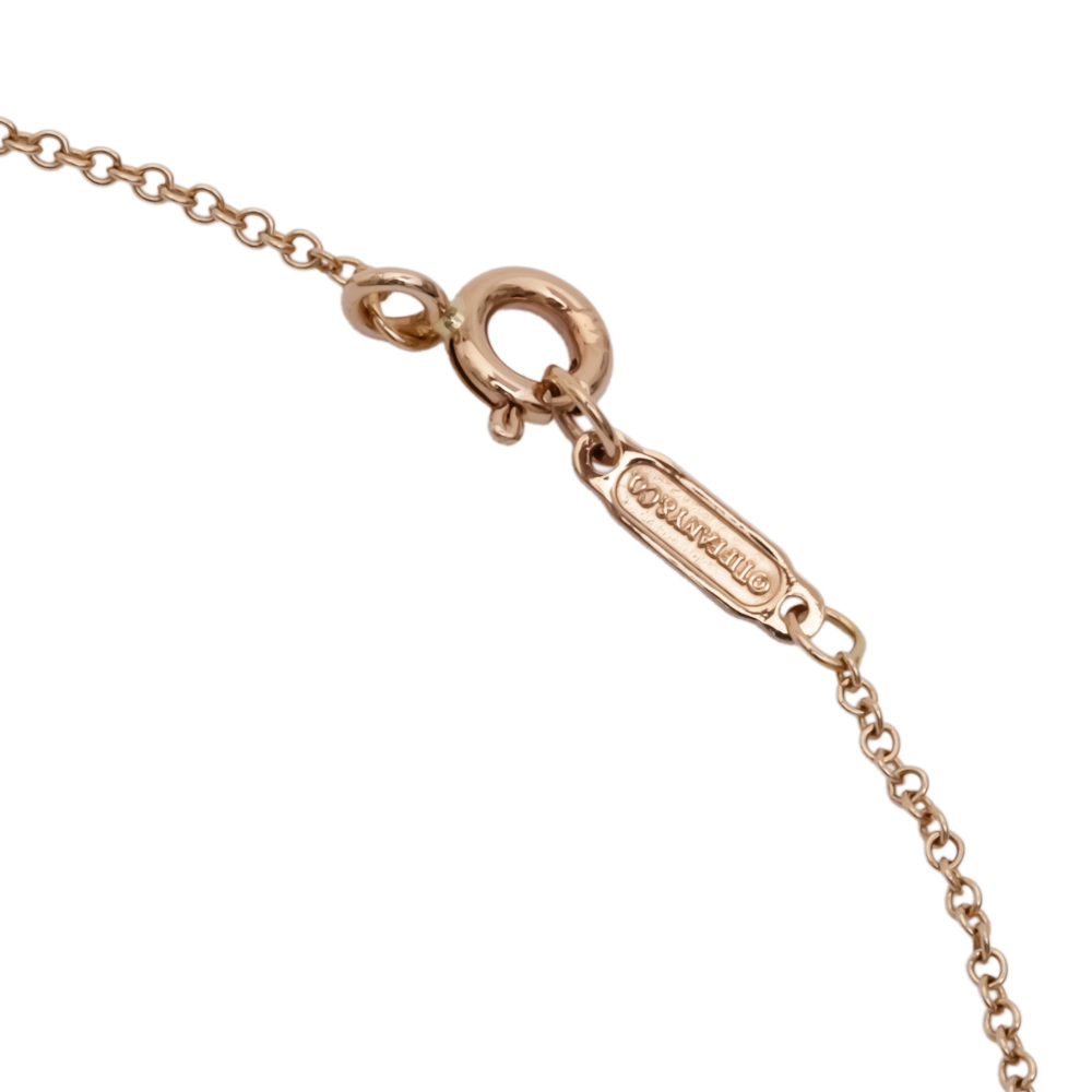 Tiffany & Co. Elsa Peretti By the Yard Necklace 18K Rose Gold Diamond