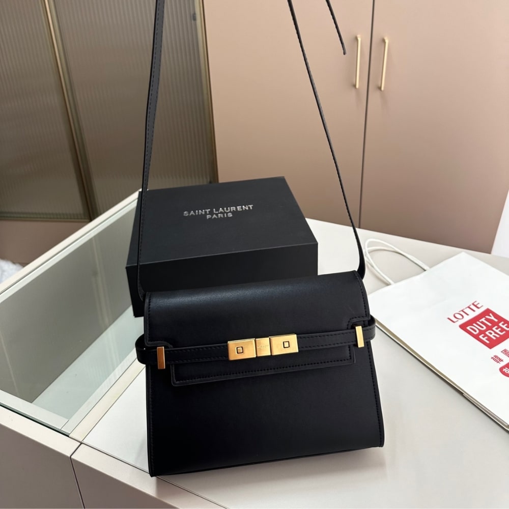 Saint Laurent Manhattan Small In Box Black 24Cm