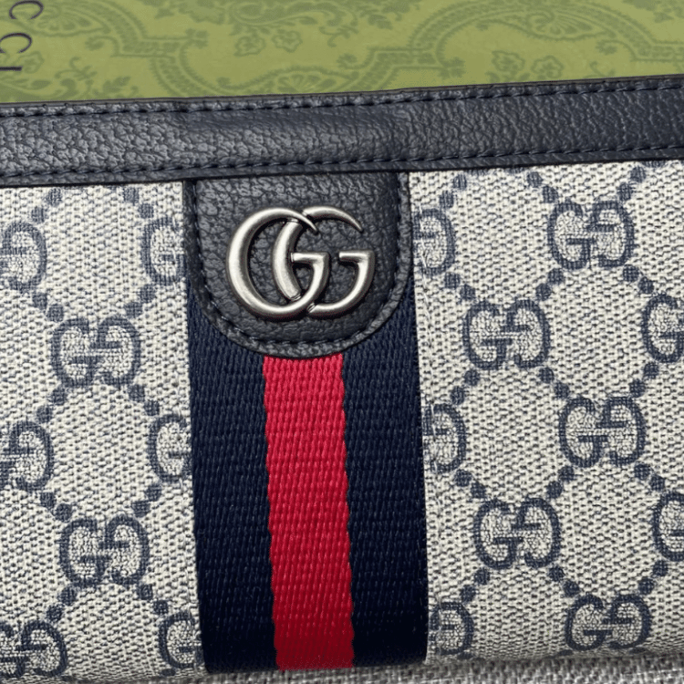 Gucci Ophidia Zip Around Wallet 19.2.0 Inches Brown 523154 96LWG 8745