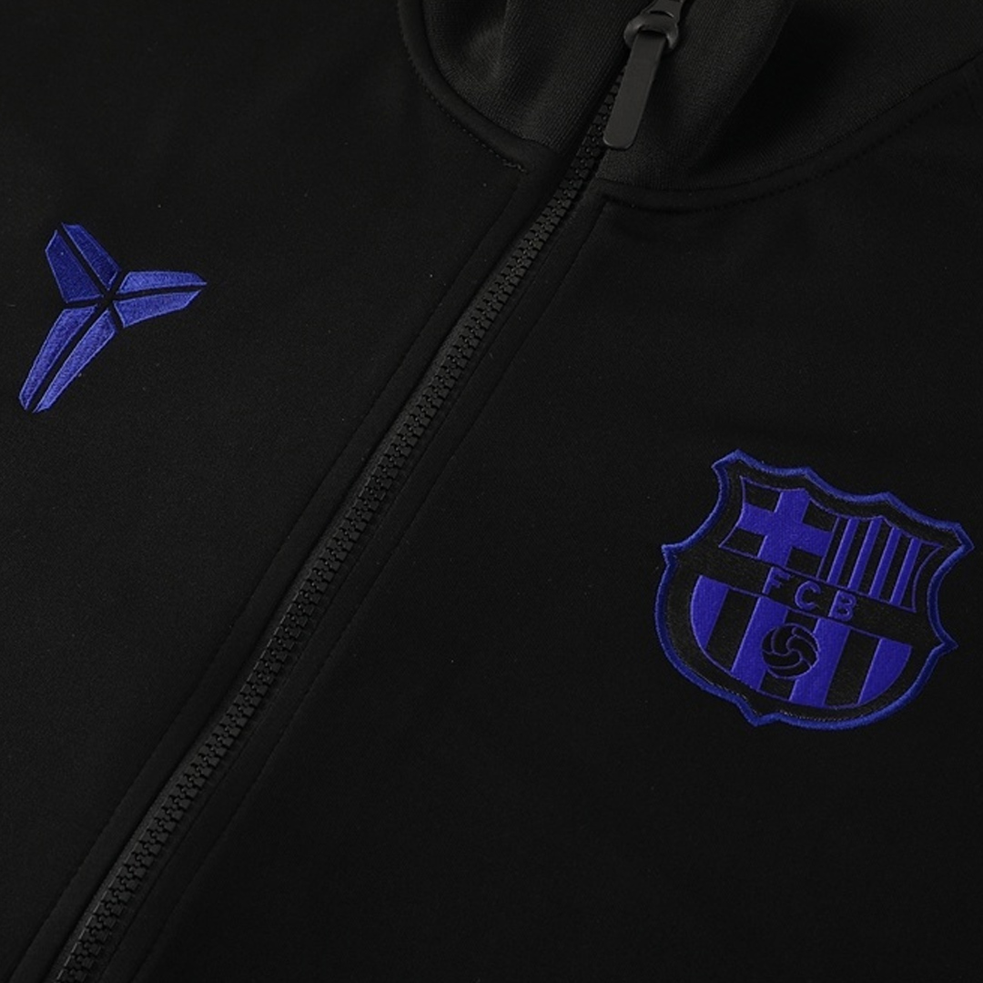 Barcelona Jacket Tracksuit 2025/26 Black&Purple