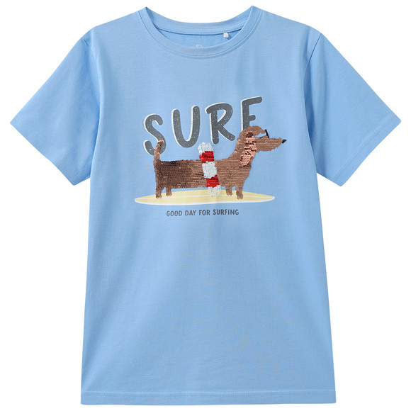 Topolino Kinder T-Shirt mit Wendepailletten