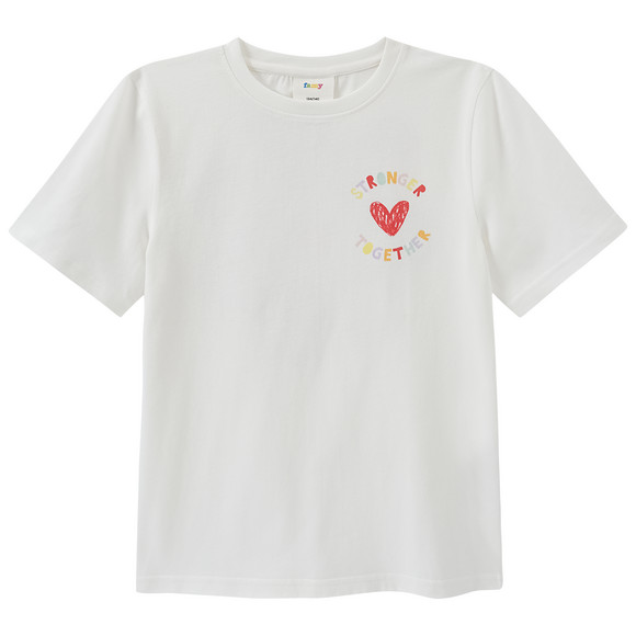 Famy Kinder T-Shirt mit Message-Print