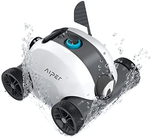 AIPER Cordless Robotic Pool Cleaner, Automatic Pool Vacuum with Powerful Dual-Drivers