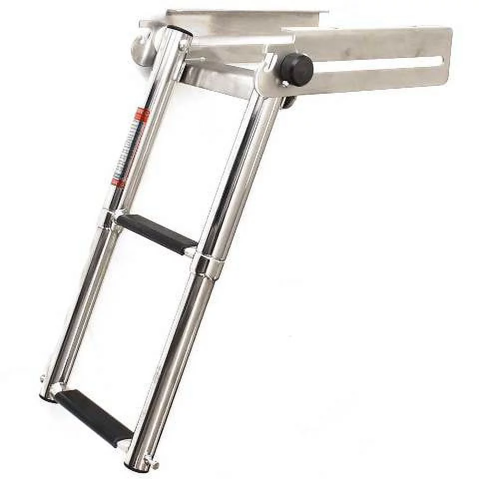 Cobalt Boat Telescoping Ladder 404802 | 2 Step Stainless Under Mount