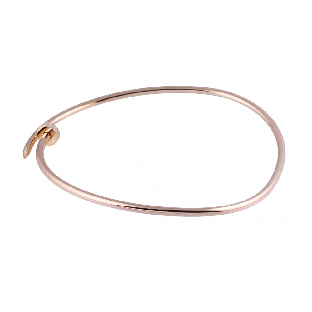 Cartier Juste un Clou Necklace 18K Rose Gold Diamond N7424268