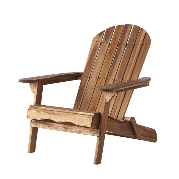 Hanlee Acacia Wood Folding Adirondack Chair by Christopher Knight Home
