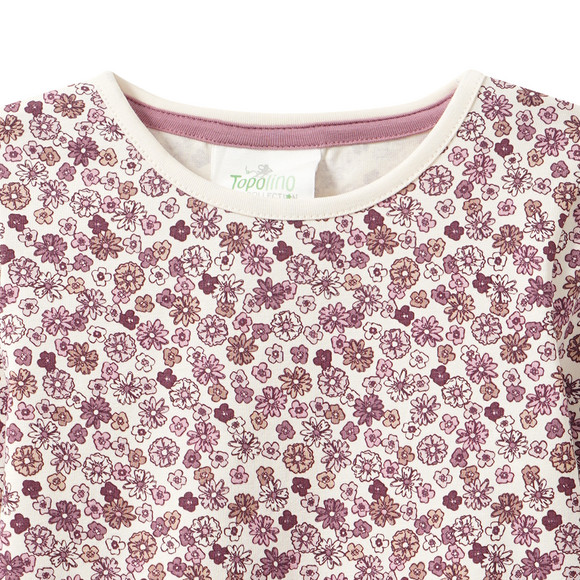 Topolino Pure Collection Mädchen Langarmshirt mit Allover-Print