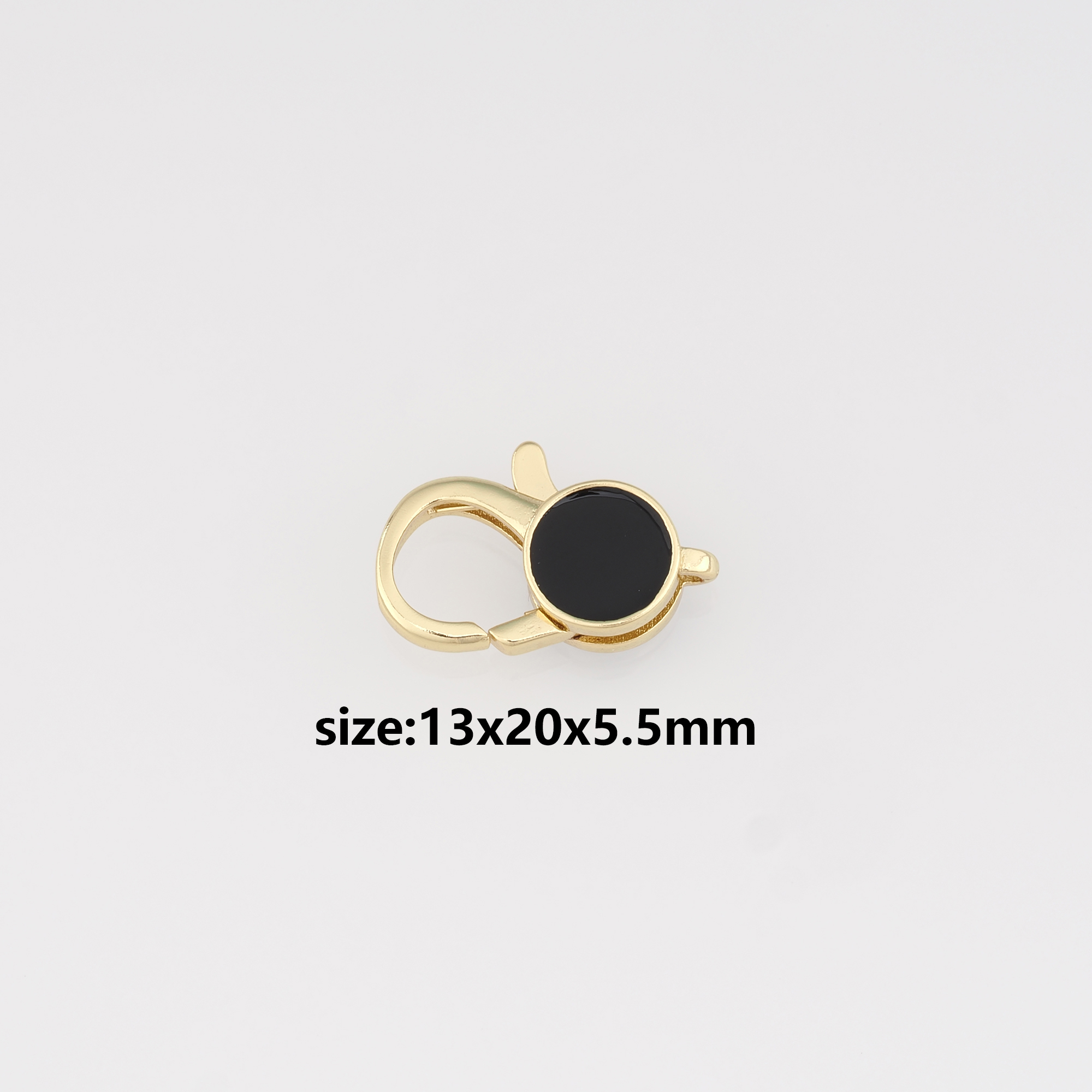 18K Gold Filled Lobster Claw Clasp,Lobster Clasp Lock,Spring Buckle for DIY Jewelry Necklace Bracelet