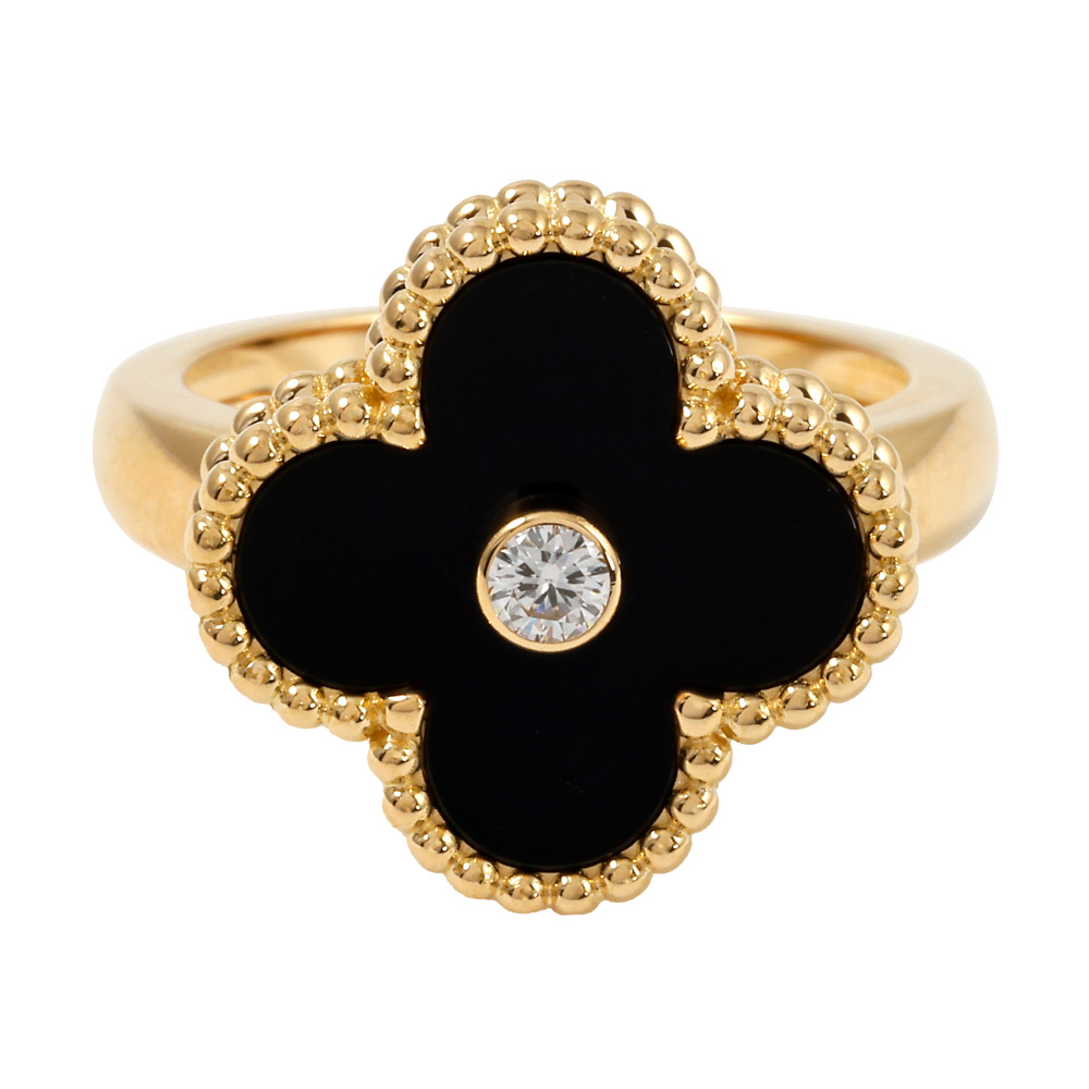 Van Cleef & Arpels Vintage Alhambra Ring 18K Yellow Gold VCARA41000