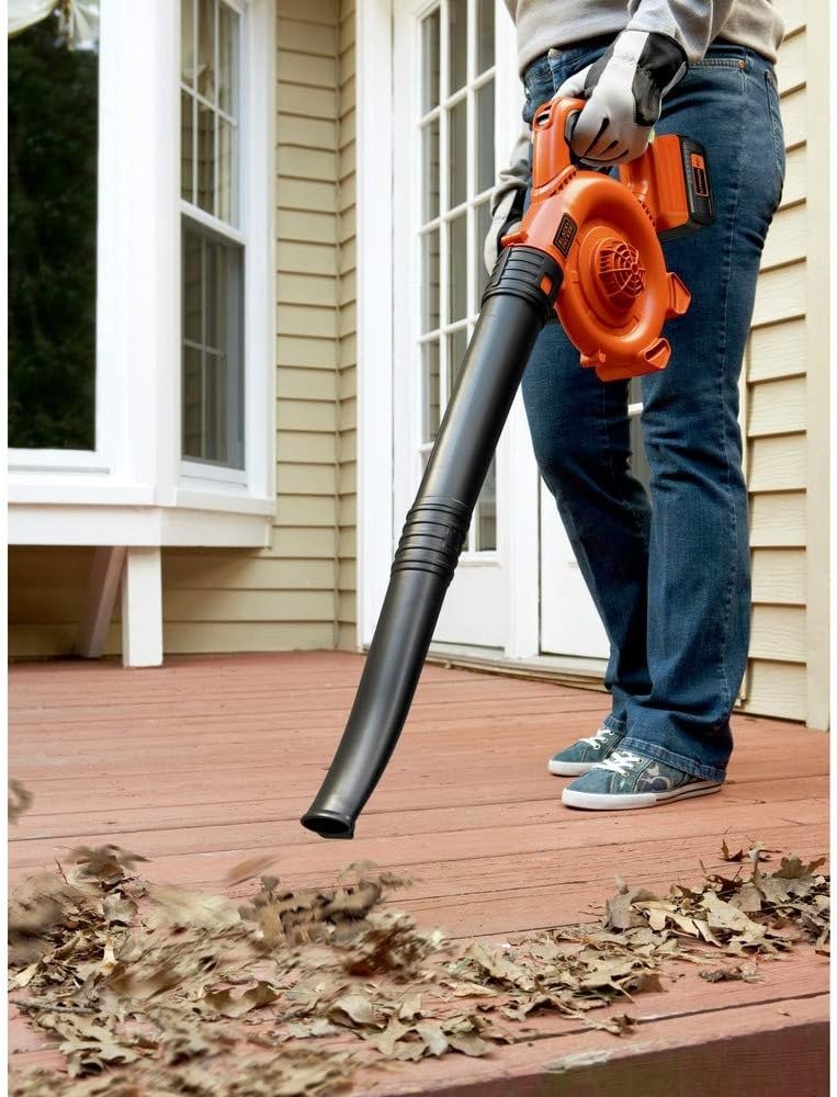 Leaf Blower Cordless with Battery and Charger, POWERCOMMAND 40V MAX 90 CFM Variable Speed Up to 120 MPH, Battery Leaf Blower, Hard Surface and Yard Sweeper