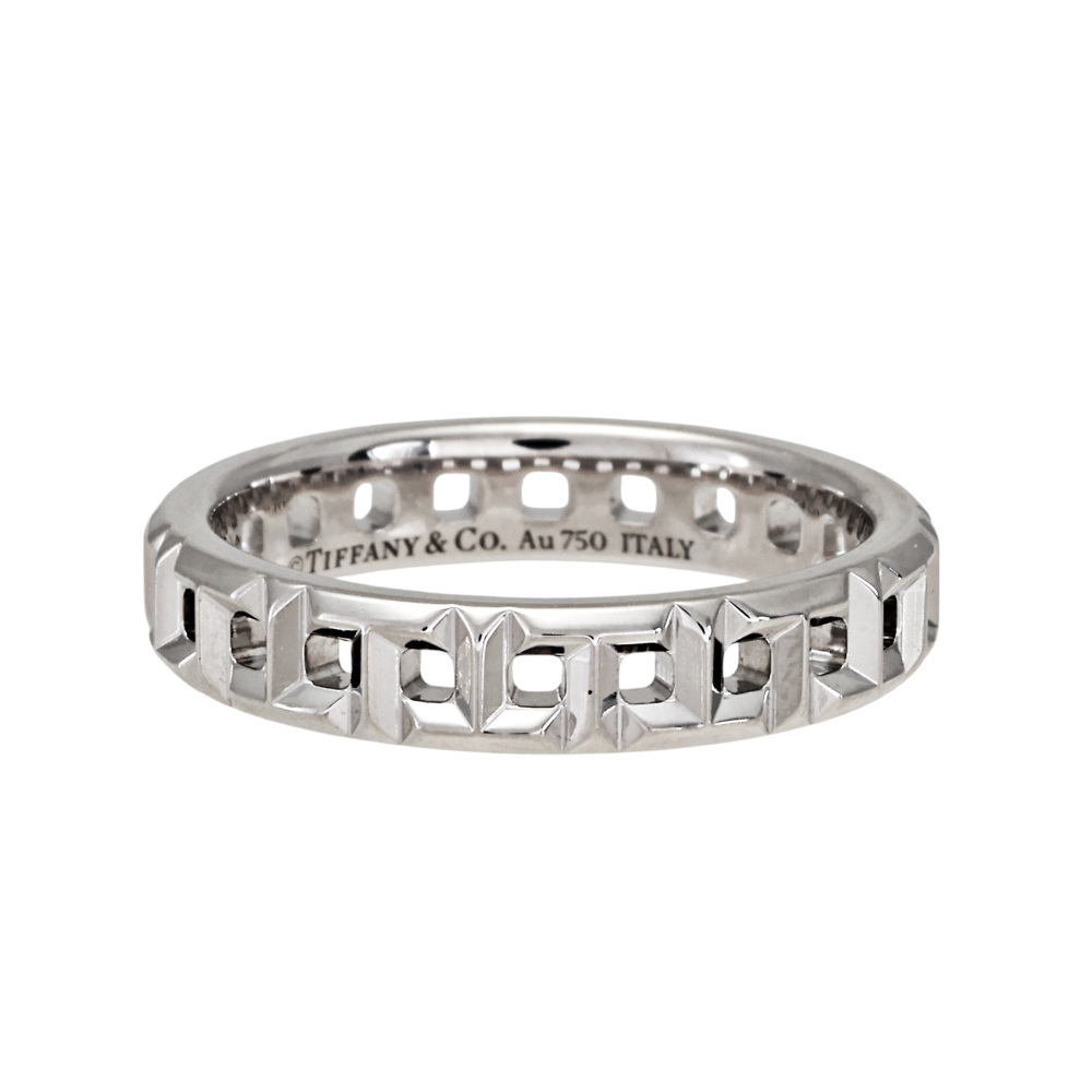 Tiffany & Co. Tiffany T True Narrow Ring 18K White Gold
