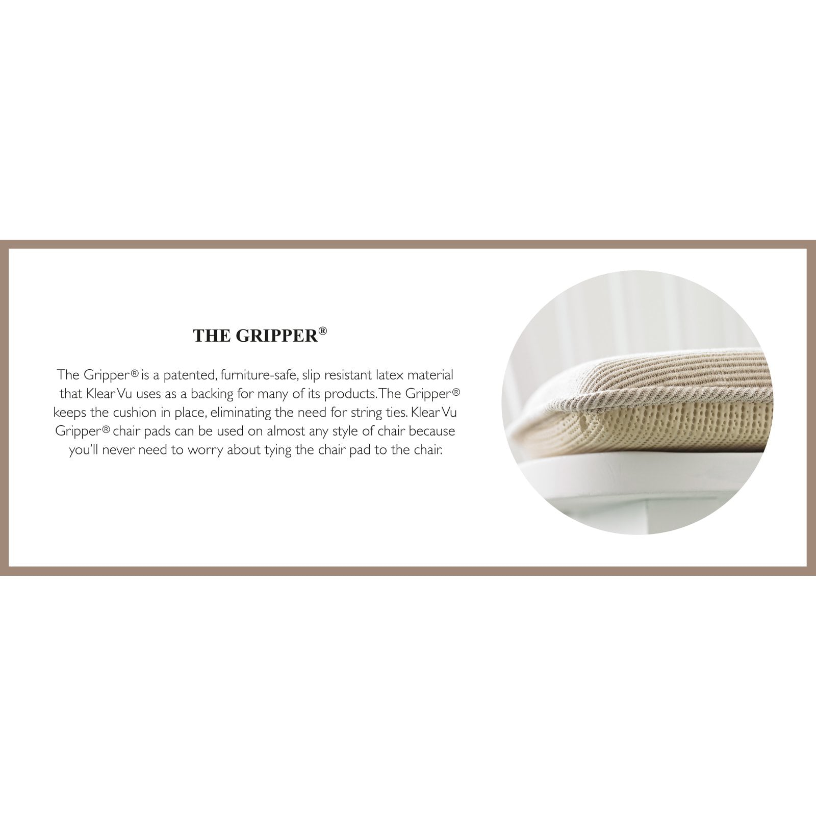 Gripper Jumbo Rocking Chair Cushions, Somerset Tapestry