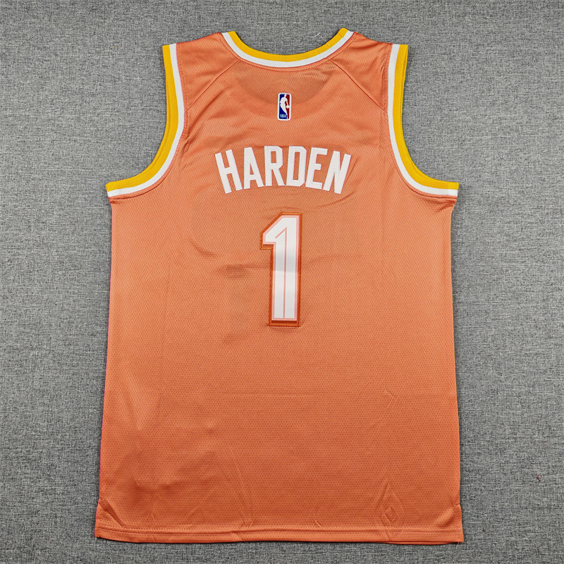 Men's Cleveland Cavaliers James Harden #1 Orange 2025/26 Swingman Jersey - City Edition