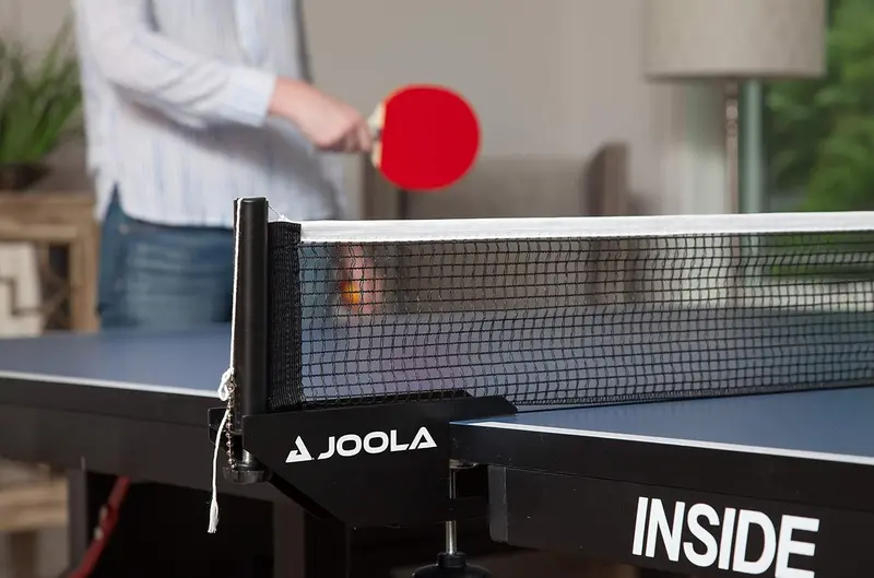 Professional Indoor Table Tennis Table – MDF Construction, Quick-Lock Net, Foldable & 10-Minute Assembly