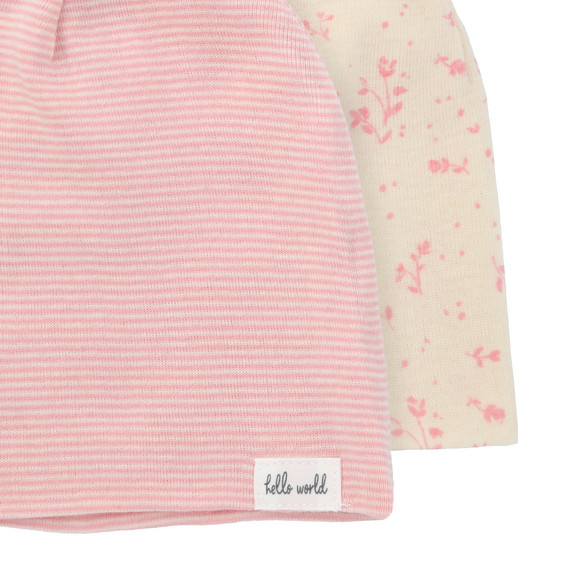 Topomini 2 Newborn Mützen aus Bio-Baumwolle