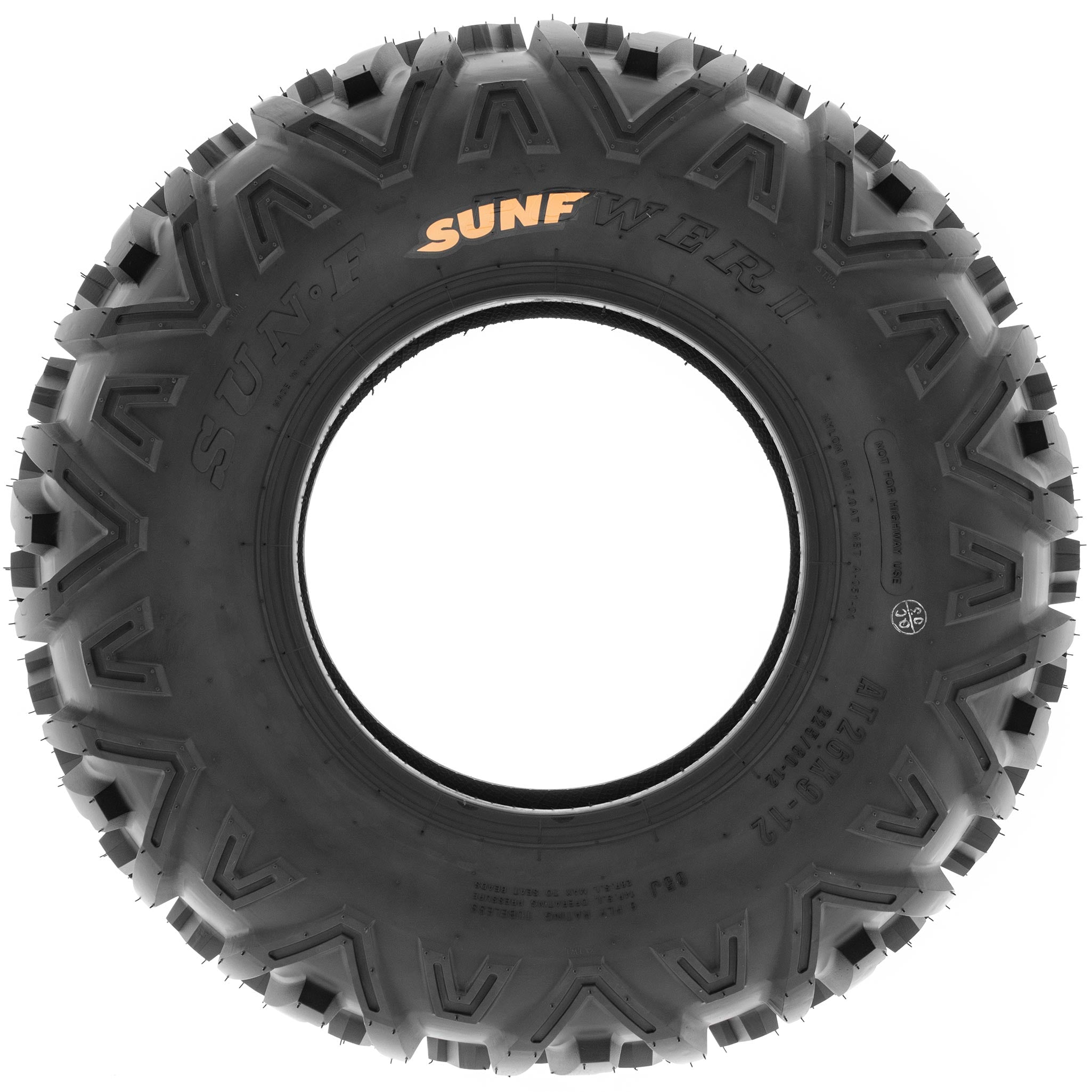 SunF 22x10-9 22x10x9 ATV UTV All Terrain AT Tire 6 PR A051 (Single)