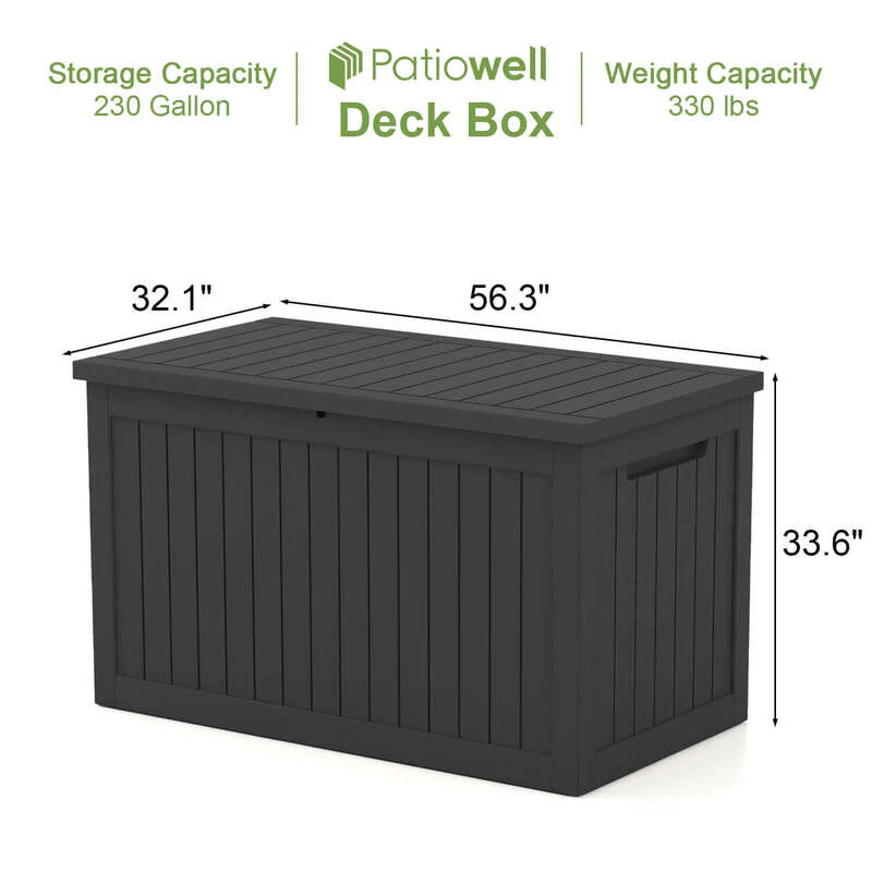 Patiowell 230 Gallon Deck Box