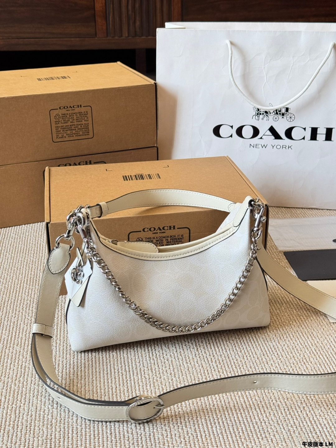 Coach Juliet hobo black waxed leather dumpling bag - cnluxepick