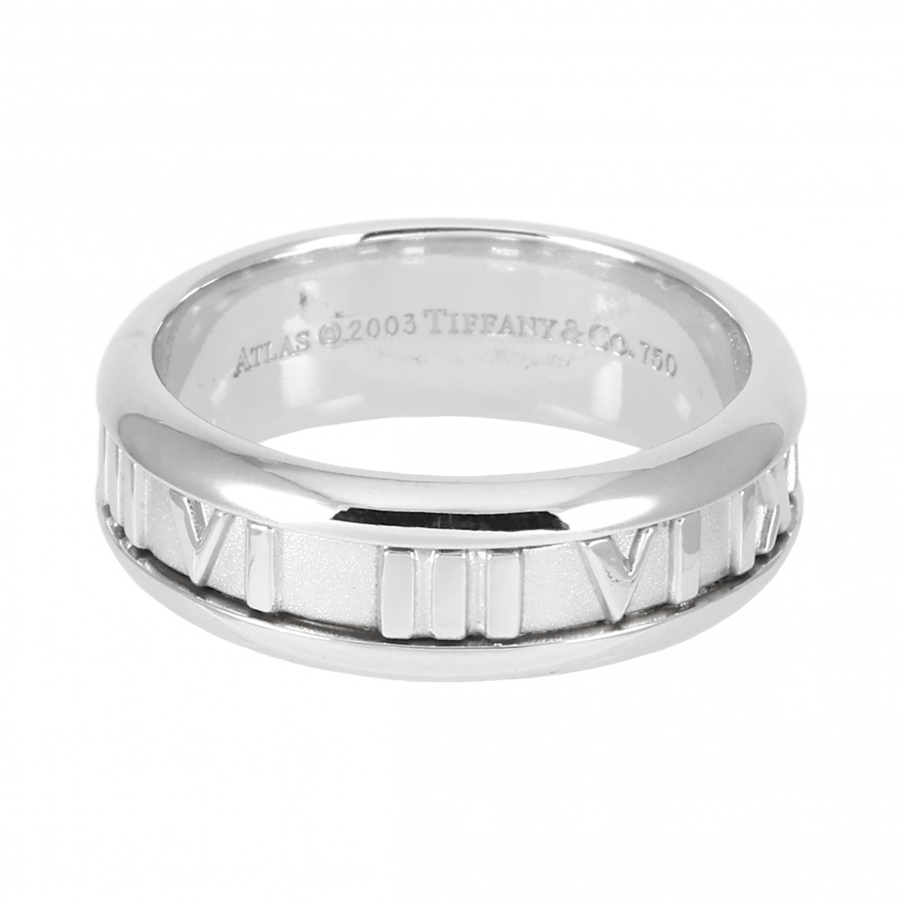 Tiffany & Co. Atlas Ring 18K White Gold