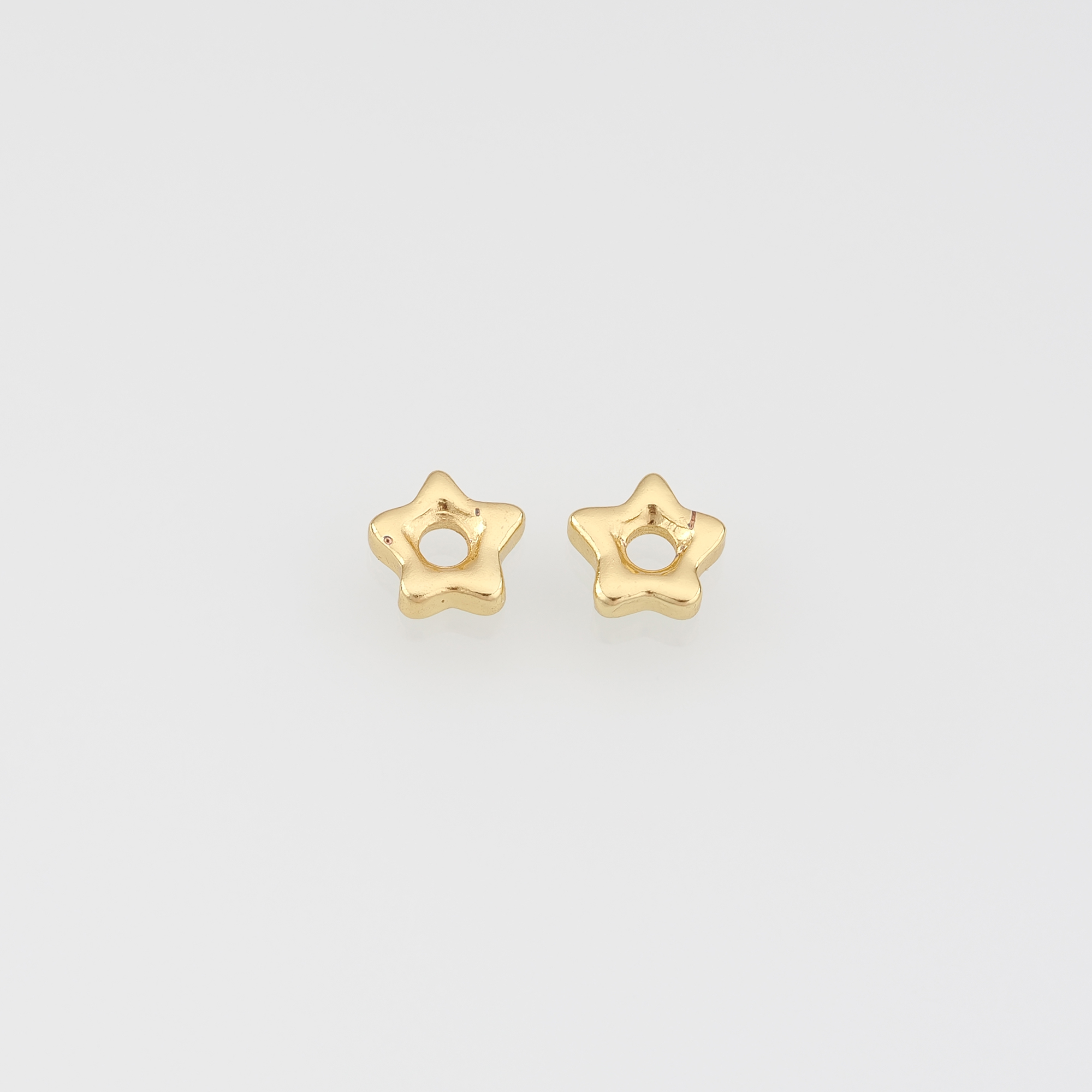 10Pcs 18K Gold Filled Star Spacer Beads,Celestial Spacer Beads,Necklace And Bracelet Making,DIY Jewelry Supply