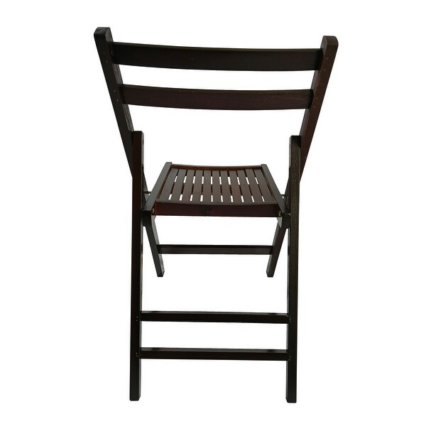 Furniture Slatted Wood Folding Special Event Chair ,Set of 4