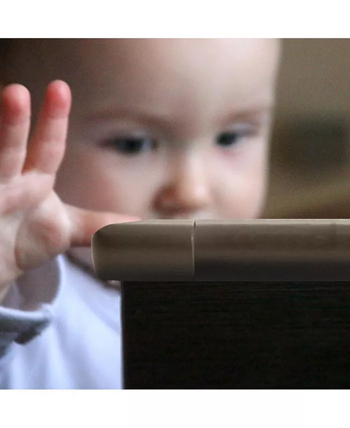 Jool Baby Ultra Soft Corner and Edge Guards - Long Lasting 3M Adhesive - 18ft Edge Guard + 8 Corner Guards - Baby Safety