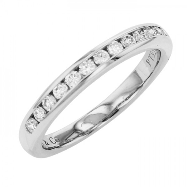 Tiffany & Co. Forever Half Circle #6 Ring Platinum Diamond