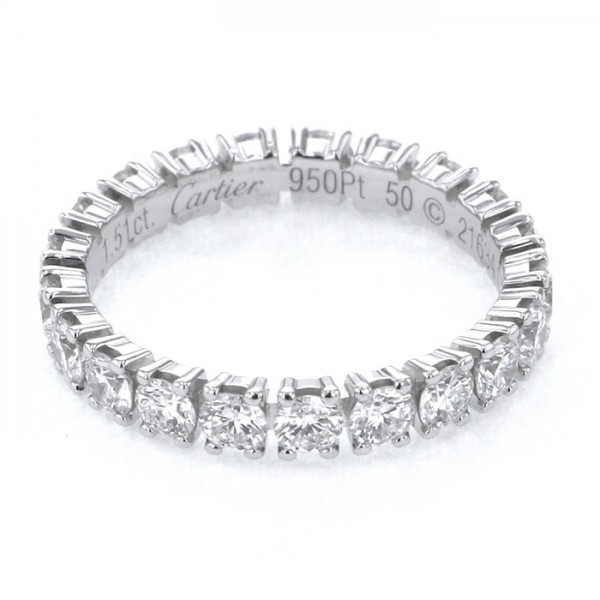 Cartier Eternity Ring PT950 Ring Platinum Diamond