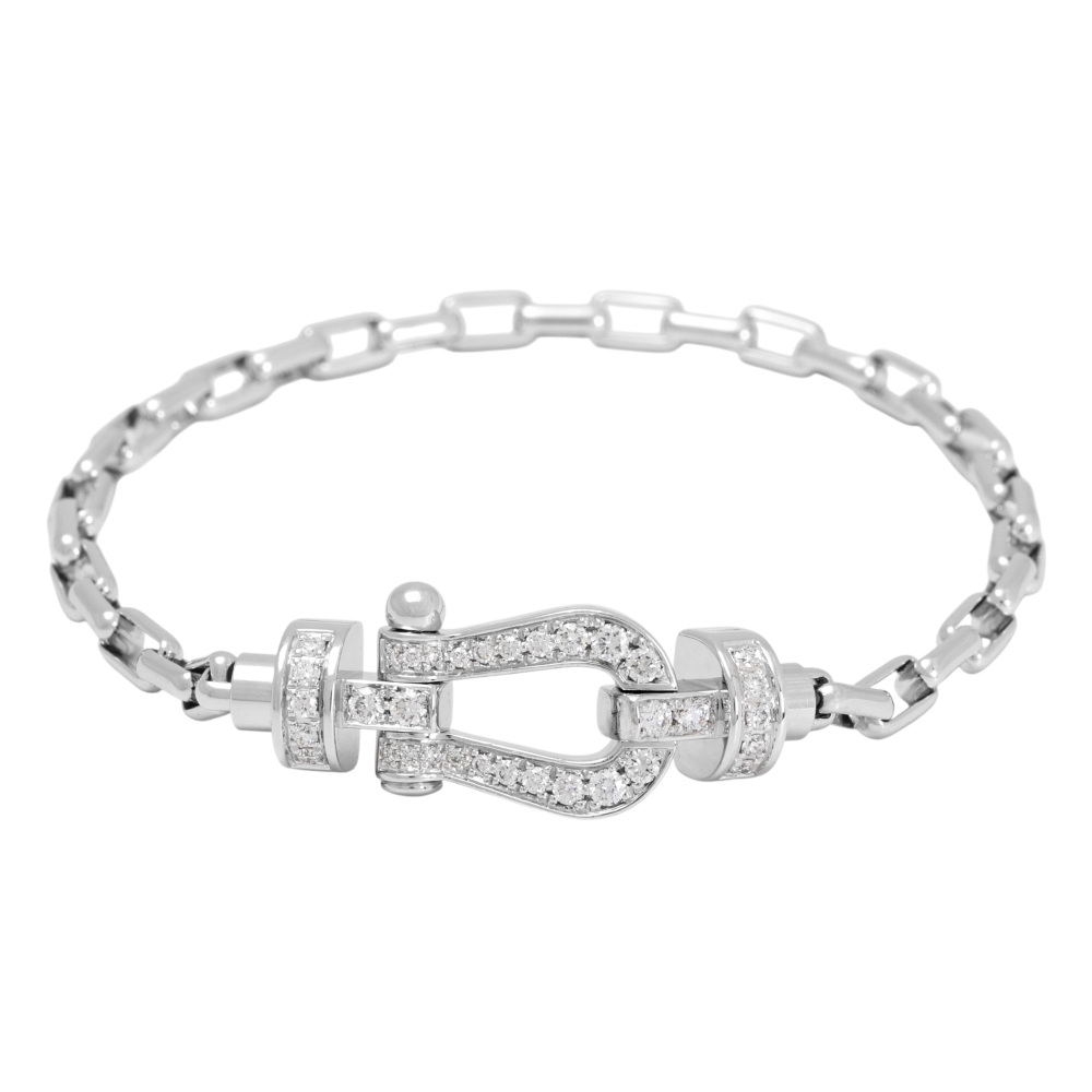 FRED Force 10 Bracelet 18K White Gold Diamond 0B0077-6B1111