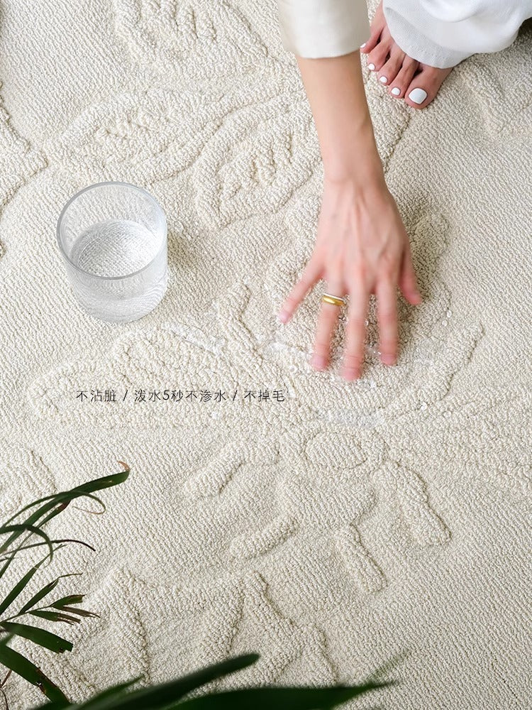 CP096 - 3D Carved Round Rug