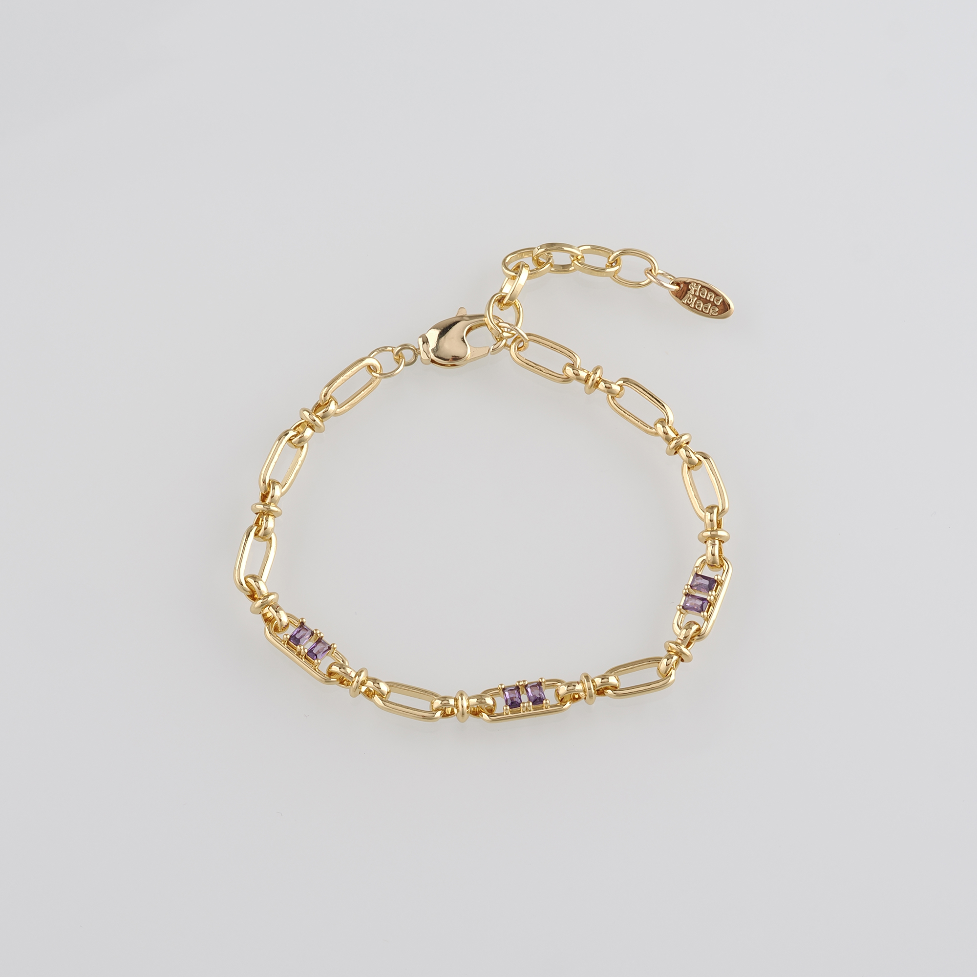 18K Gold Filled Oval Link Chain Bracelet,Cable Chain,Gold Chain Bracelet,Ladies Bracelet,Gift For Her