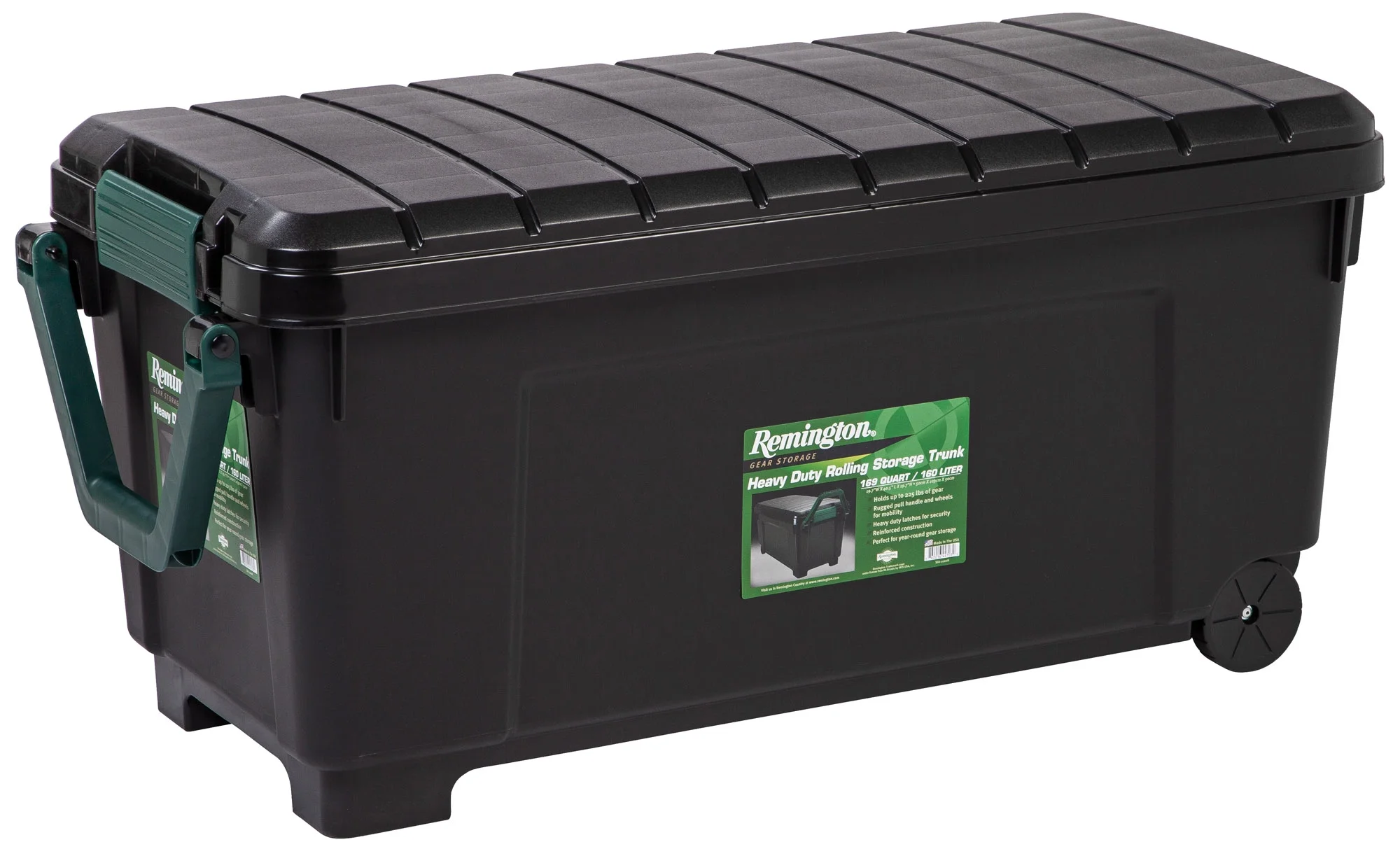 Remington® 42 Gal. Plastic Storage Bins with Lids, Latching Totes, Heavy Duty Containers