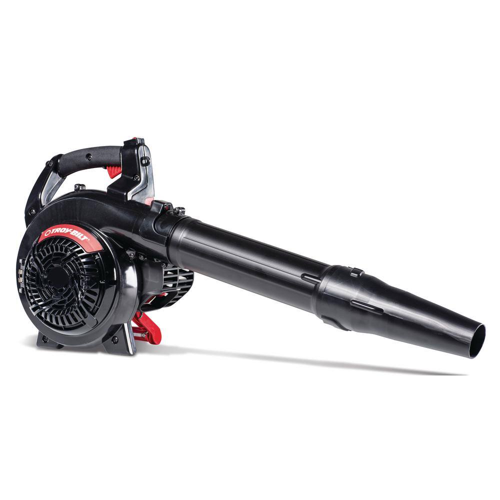Troy-Bilt 205 MPH 450 CFM 27cc 2-Cycle Full-Crank Engine Gas Leaf Blower with Vacuum Kit Included TB27VH