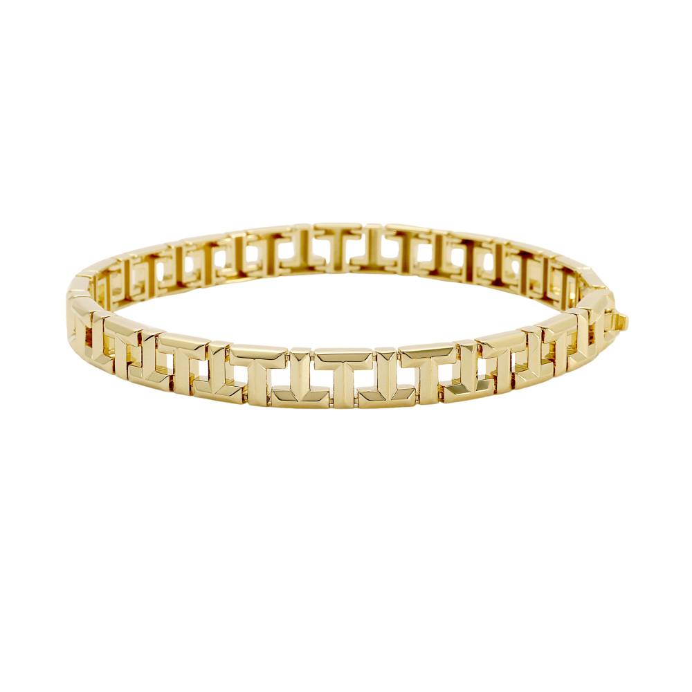 Tiffany & Co. Tiffany T True Narrow Bracelet L 18K Yellow Gold 62996439