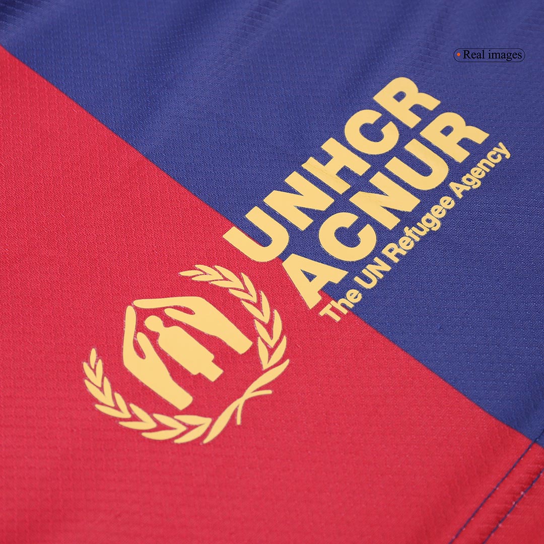 Barcelona Home Kids Soccer Jerseys Full Kit